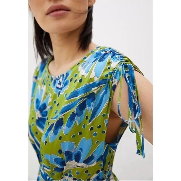 Vera for Anthropologie Bluebell Maxi Dress Size Small - Picture 5 of 16